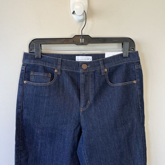 Ann Taylor Loft Modern Skinny Ankle Jeans Stretch Dark Wash Women's Sz 6/28 NWTs - Picture 5 of 10